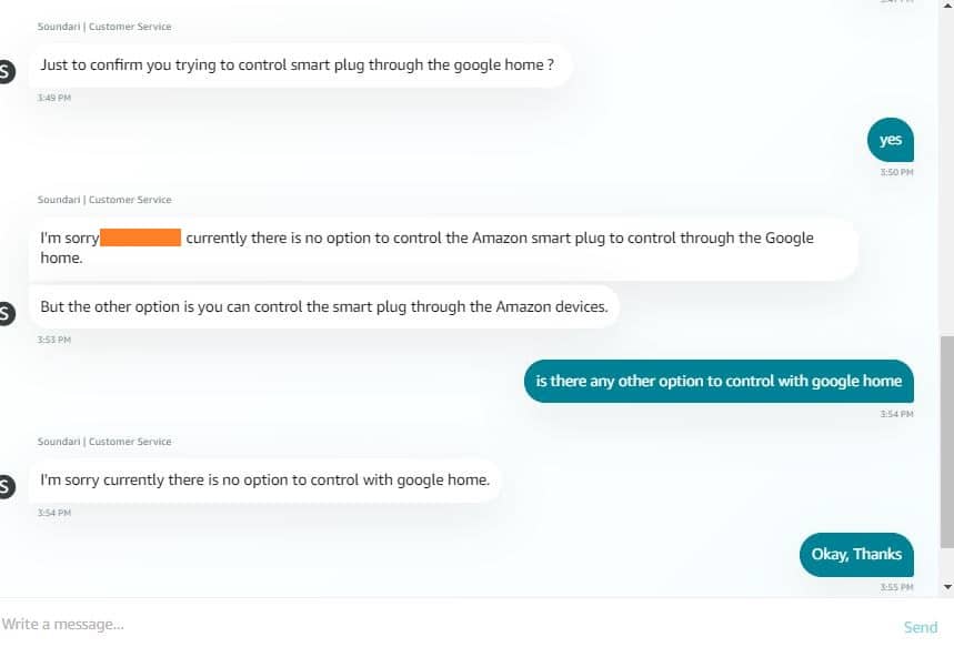 will amazon smart plug work with google home