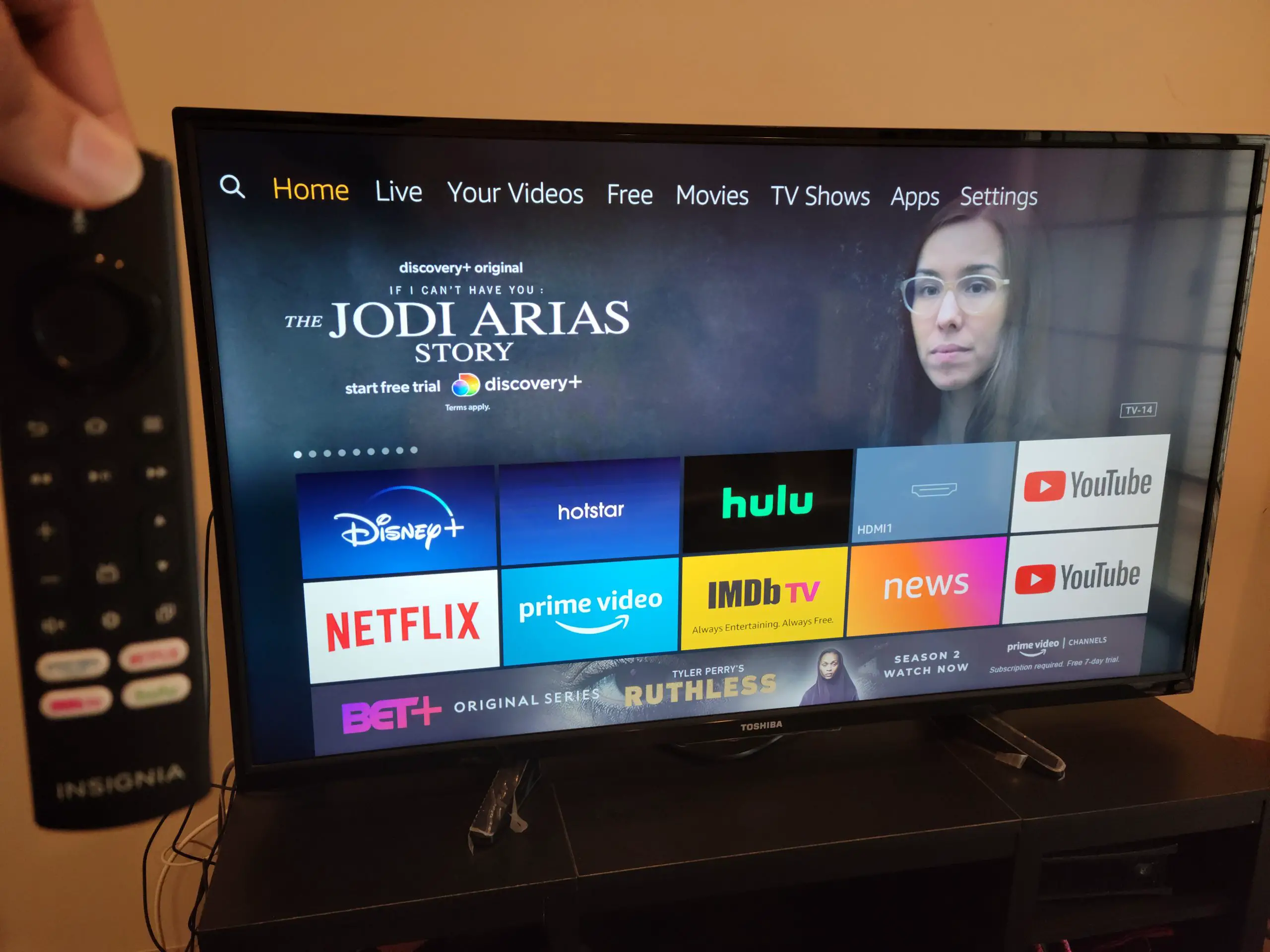 Toshiba Fire TV without Remote